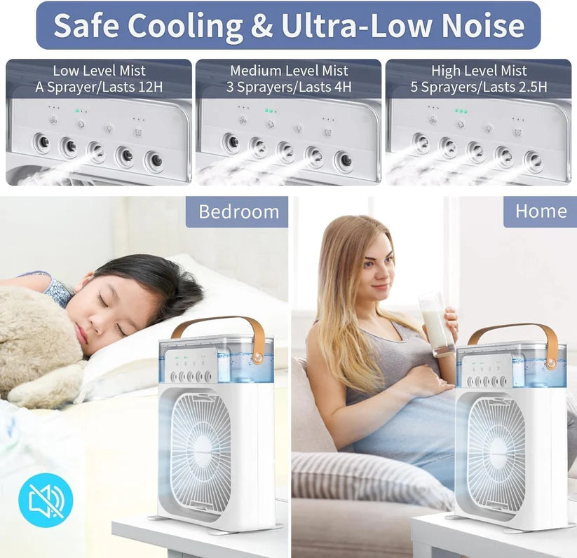 Portable Mini AC for Room Cooling USB Power